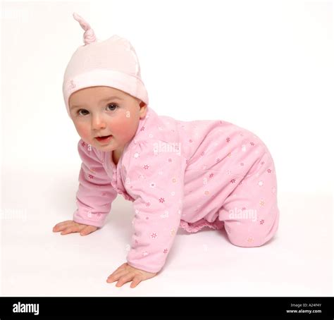 Baby in pink Stock Photo - Alamy