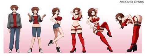 Lady In Red TG Commission by HopeTG | Lady in red, Deviantart, Tg transformation