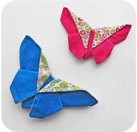 Silk & Cotton Lawn Origami Butterflies by michellepatterns, via Flickr ...