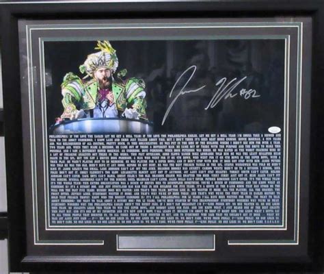 Jason Kelce "Parade Speech" autographed photo | AirAuctioneer