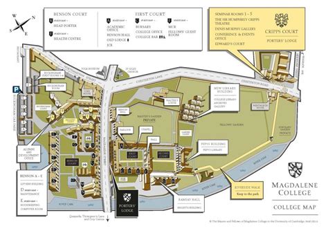 Magdalene College Map | Magdalene College