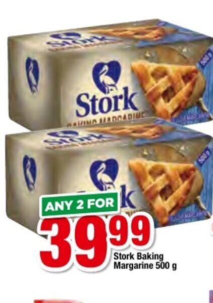 Stork Baking Margarine 500g offer at OK Foods