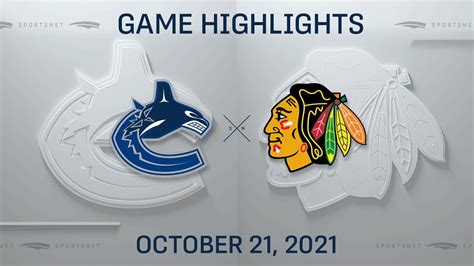 NHL Highlights | Canucks vs. Blackhawks - Oct. 21, 2021