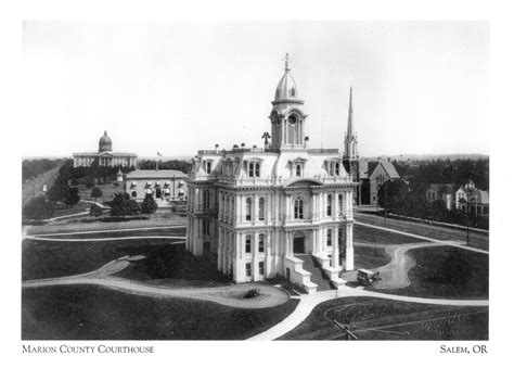 Writerquake: Old Postcard Wednesday--Marion County Courthouse, Salem, Oregon