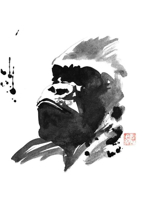 Pin on MURO PLAY K | Animal portraits art, Gorillas art, Gorillas in ...