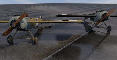 Fokker E-I and E-III Eindecker 3D Model by ChipBassChaos