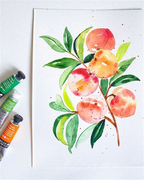 Easy Watercolor Fruit Painting Ideas - Beautiful Dawn Designs