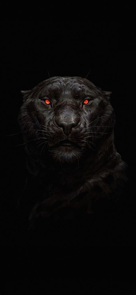 Lion With Red Eyes Wallpaper