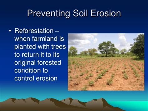 Soil erosion in africa