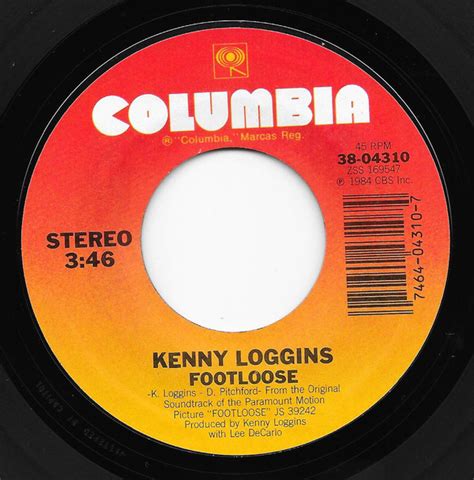 Kenny Loggins – Footloose (1984, Carrrollton Pressing, Vinyl) - Discogs