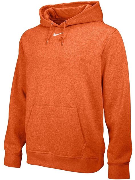 Nike Team Club Fleece Hoody,Orange,Large - Walmart.com