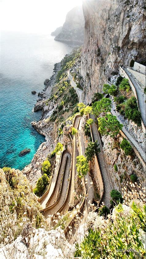 "Via Krupp, Capri" by andreisky | Redbubble