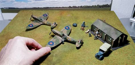 Airfix Battle of Britain diorama in 1/72 scale Hurricane and ...