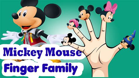 Finger Family Mickey Mouse Nursery Rhymes - YouTube