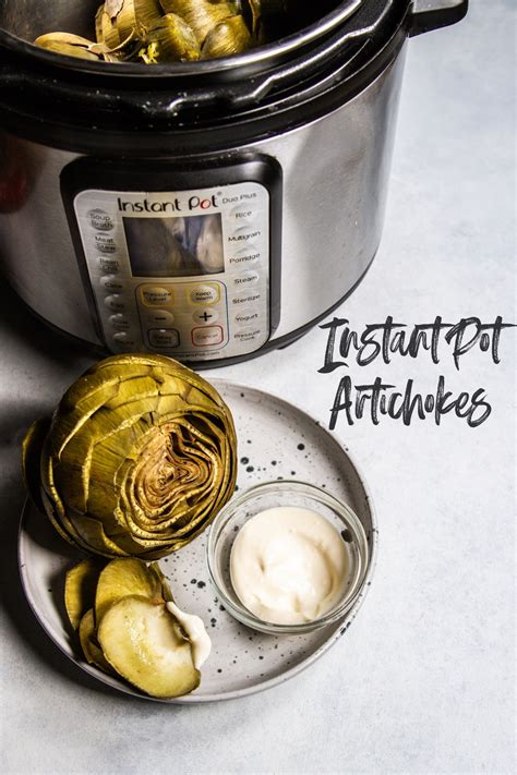 Instant Pot Artichokes - Sweetphi