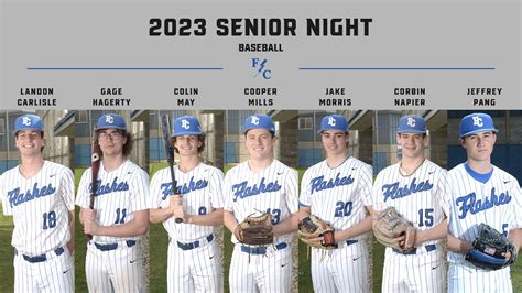 Baseball Senior Night - Franklin Central High School Athletics