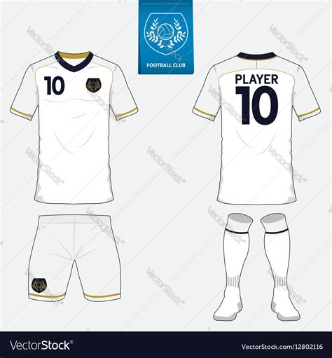 Set of soccer kit or football jersey template Vector Image