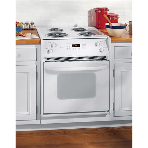 GE Profile 27-Inch Drop-In Electric Range (Color: White) at Lowes.com