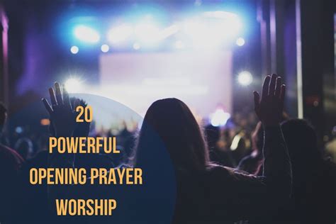 20 Powerful Opening Prayer Worship – Bible Verses of the day