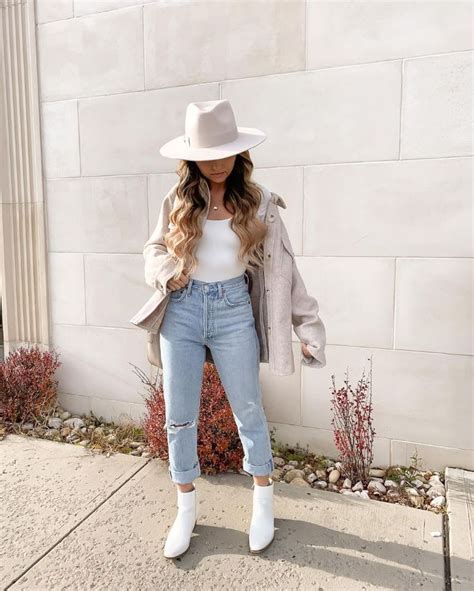 30 Outfits With White Boots To Inspire You All Year Fashion Blog ...