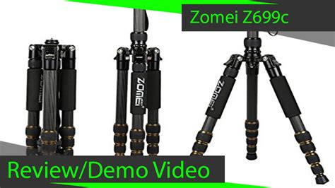 Zomei Z669c Tripod and Monopod Review and Demo - YouTube