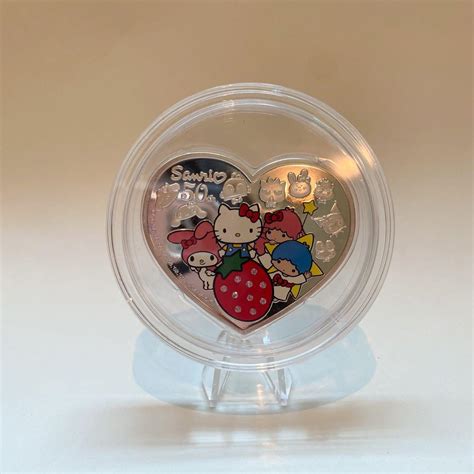 Sanrio 50th Anniversary 100g (3.5 oz) silver coin, Hobbies & Toys ...