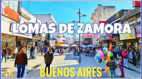 【4K】Buenos Aires, LOMAS de ZAMORA - Peatonal LAPRIDA | Calle Balcarce ...