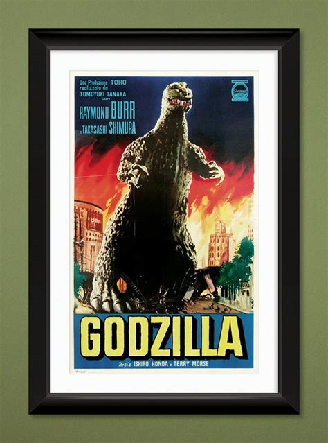 Vintage Movie Poster Godzilla 1954 12x18 Heavyweight Art Print - Etsy