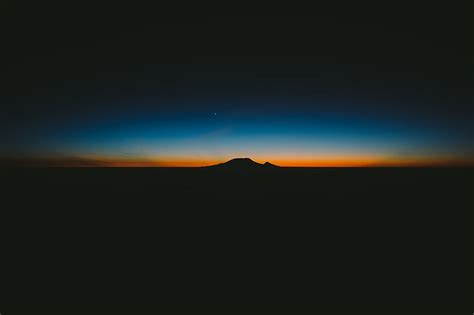 Free photo: dark, mountain, silhouette, sunrise, sunset | Hippopx