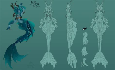 Meet Nethris the Sea Siren! I posted the... - Mollsie's Tumblr