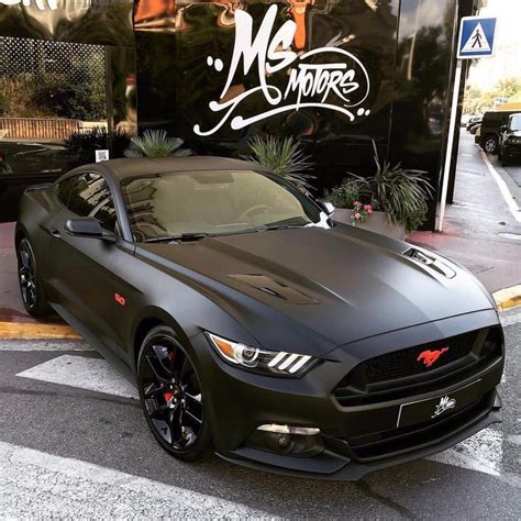 Ford Mustang Matte Black