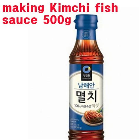 Korean Fish Sauce for Making Kimchi Korean Fish Sauce Ready Stocks 500g ...