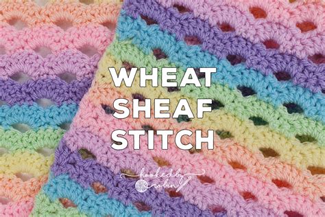 Crochet Wheatsheaf Stitch / Mini Arcade Stitch — Hooked by Robin