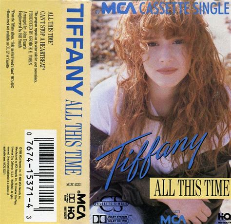 Tiffany – All This Time (1988, Cassette) - Discogs