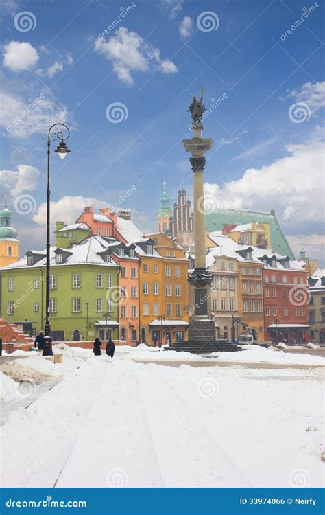 Old Town Square, Warsaw, Poland Stock Photo - Image of aged, center: 33974066