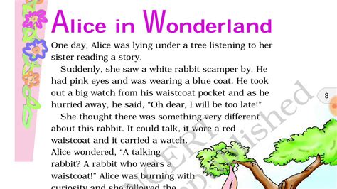 Zsonglőrködés Fénykép Járda short summary alice in wonderland figyelmes ...