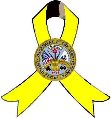 Army Yellow Ribbon Military Support our Troops Decal 6" Vinyl Sticker ...