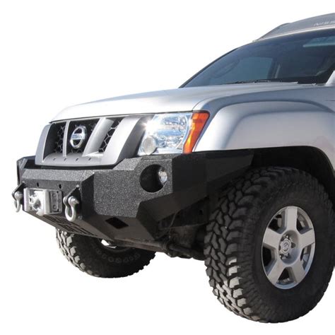 Iron Bull Bumpers® - Nissan Xterra 2010 Full Width Black Front Winch HD Bumper