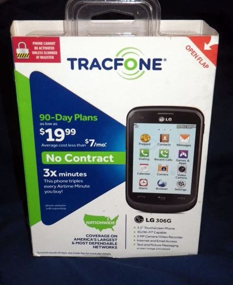 BRAND NEW - TracFone LG 306G No Contract Phone - Black - Retail ...