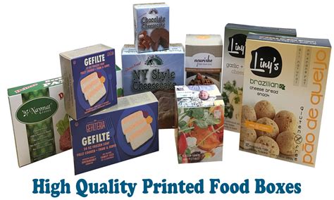 High Quality Custom Printed Food Boxes | Box Printing Company