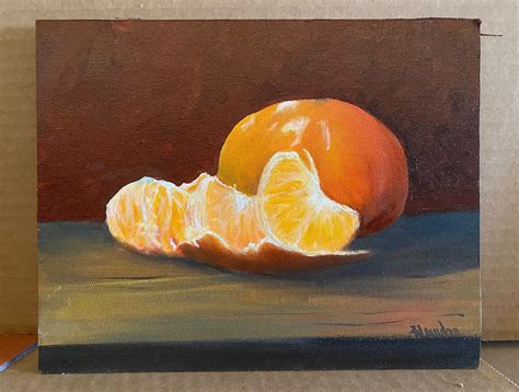 Original 8x10 Oil Painting of Oranges | Etsy