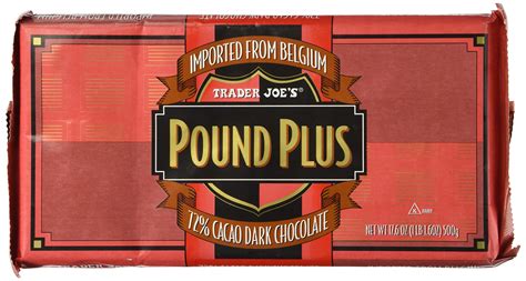 Buy Trader Joe's Pound Plus 72% Dark Chocolate 17.6 oz. Online at ...