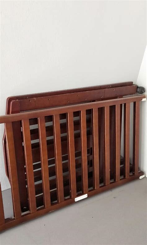 Solid wood baby cot, Babies & Kids, Baby Nursery & Kids Furniture, Cots & Cribs on Carousell