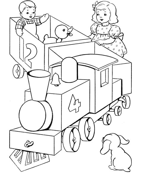 Choo Choo Train Coloring Pages - Coloring Home