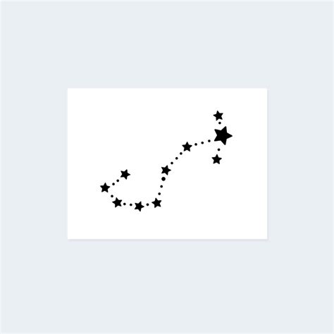 Scorpio Constellation (Set of 2) – Tattoo Icon