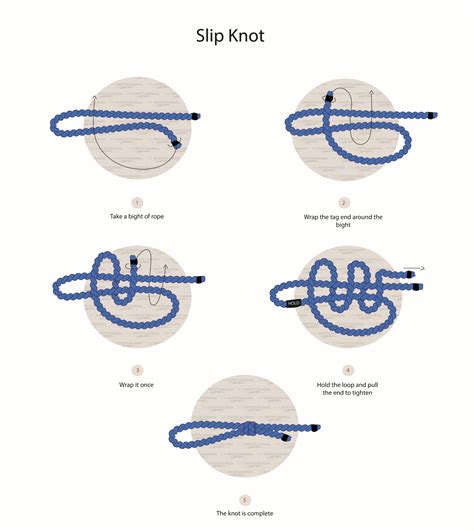 How To Tie A Slip Knot