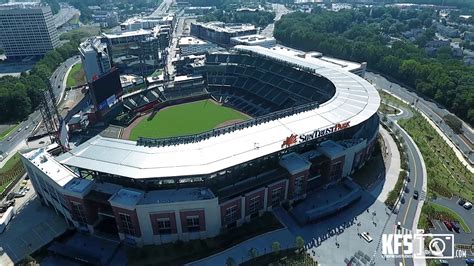 Suntrust Park Atlanta Braves Stadium (Drone) - YouTube