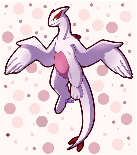 Shiny Lugia by Herobula on DeviantArt