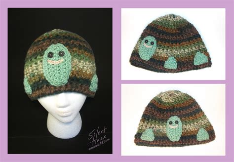 Turtle Crochet Hat by Silent--Haze.deviantart.com | Crochet hats, Crochet, Crochet patterns