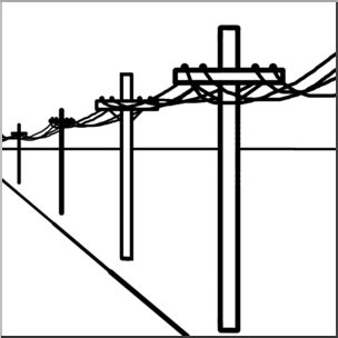 Power Lines Clip Art